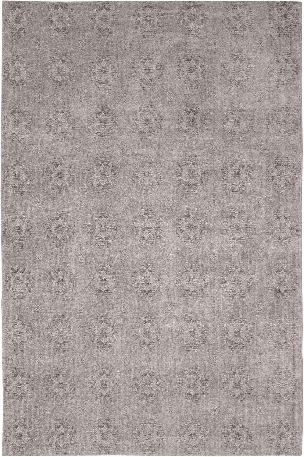 French Connection Home Fontayne Vintage Jacquard Accent Rug, 27"x45", Light Grey 2'3" x 3'9" (Rectangular) Light Grey