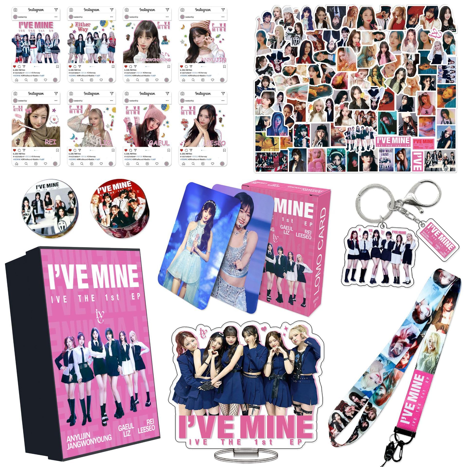 (専用)　ive関連グッズ フラットガシャポン】IVE FROM STARSHIP ENTERTAINMENT WITH AMUSE