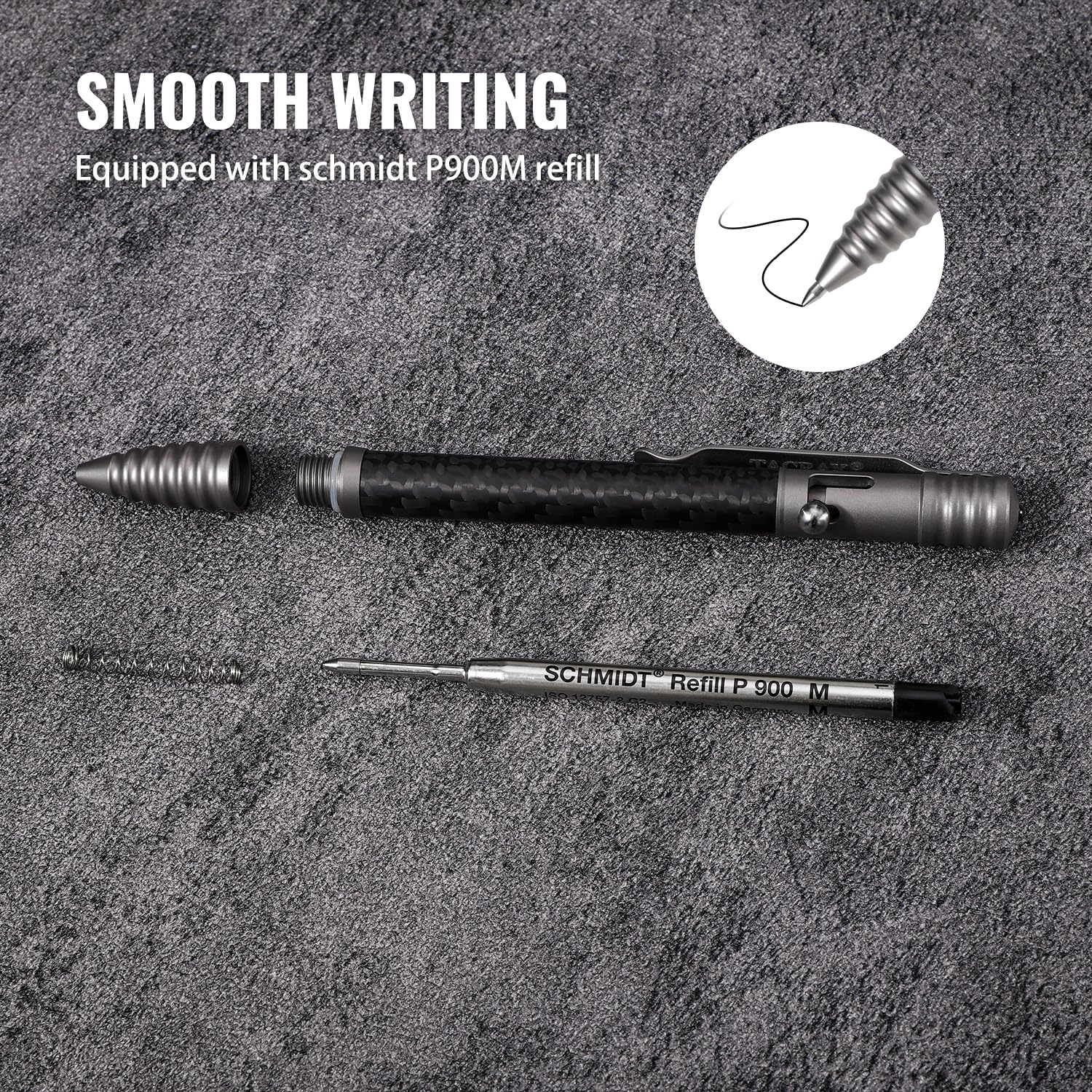 Amazon.co.jp: TACRAY チタンボルトアクションペン タクティカルペン