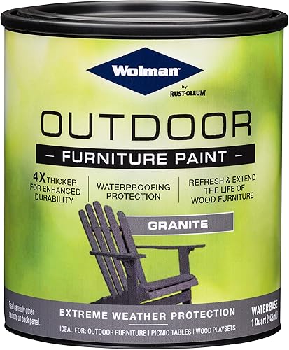 Miniatura 6 de Wolman 360350 Pintura para muebles de exterior, cuarto de galón, rojo colonial (paquete de 2)