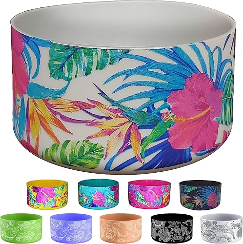 Funda protectora de silicona inferior de 12 a 40 onzas. Se adapta a todas las botellas de agua de acero inoxidable aisladas al vacío,