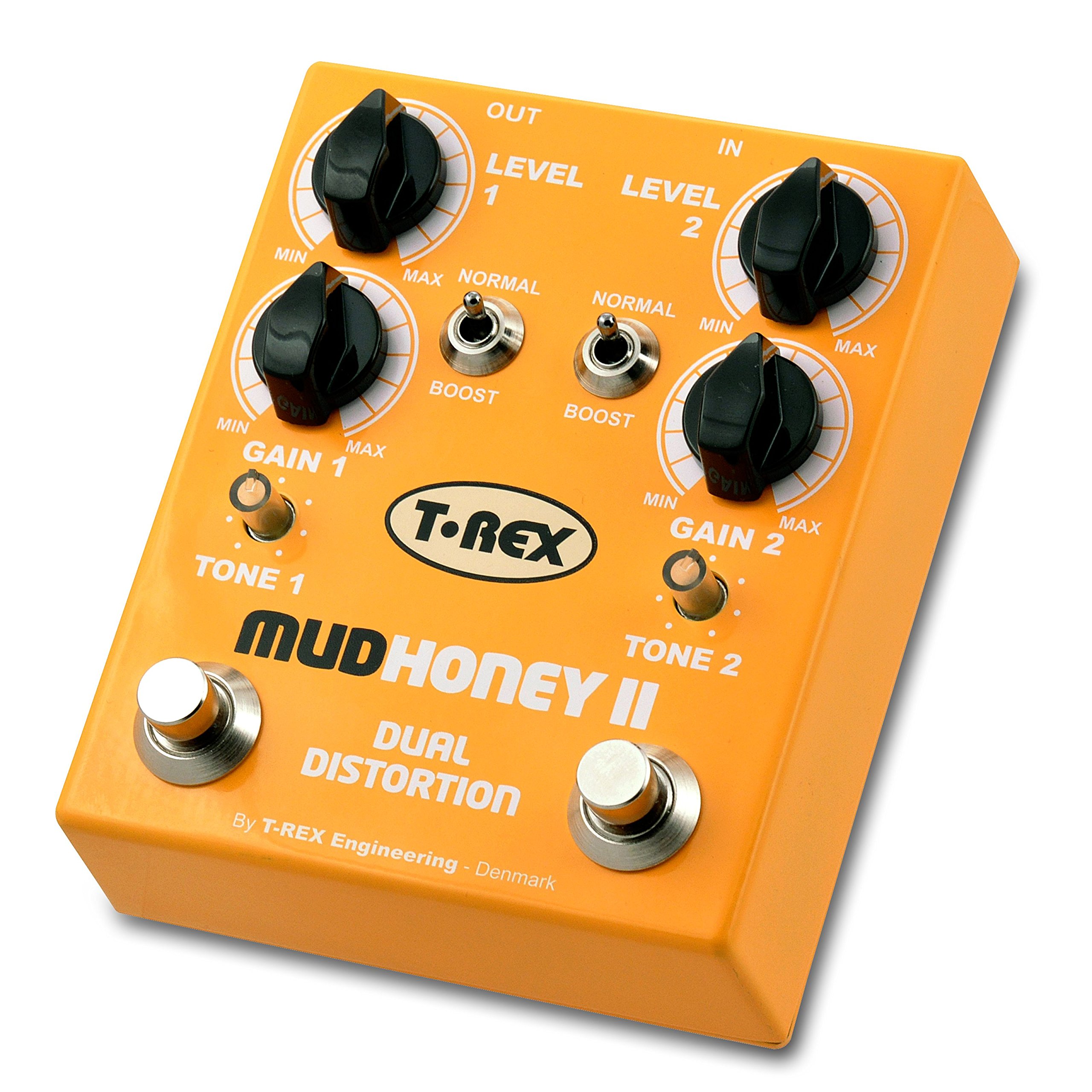 ギター T-REX MUDHONEY Amazon.com: T-Rex Engineering MUDHONEY-II Dual Distortion