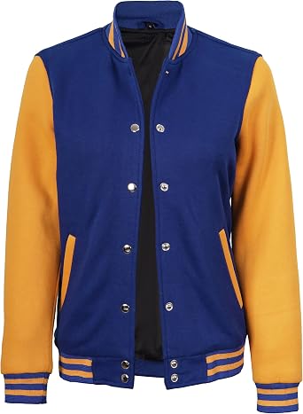 Womens Varsity Jacket - Highschool Bomber Style Baseball Jackets For Women