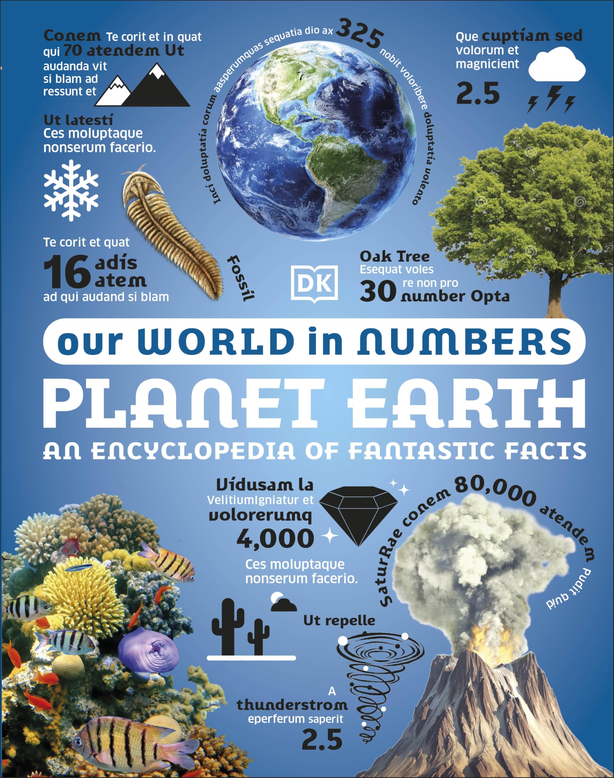Our World in Numbers: Planet Earth: Planet Earth; An Encyclopedia of Fantastic Facts (DK Oour World in Numbers)