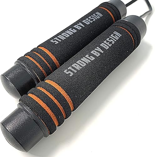 Miniatura 3 de CRITICAL BENCH.COM Cuerda de saltar, sin enredos, cuerda ajustable con cómodas asas de espuma, para entusiastas del fitness principiantes,