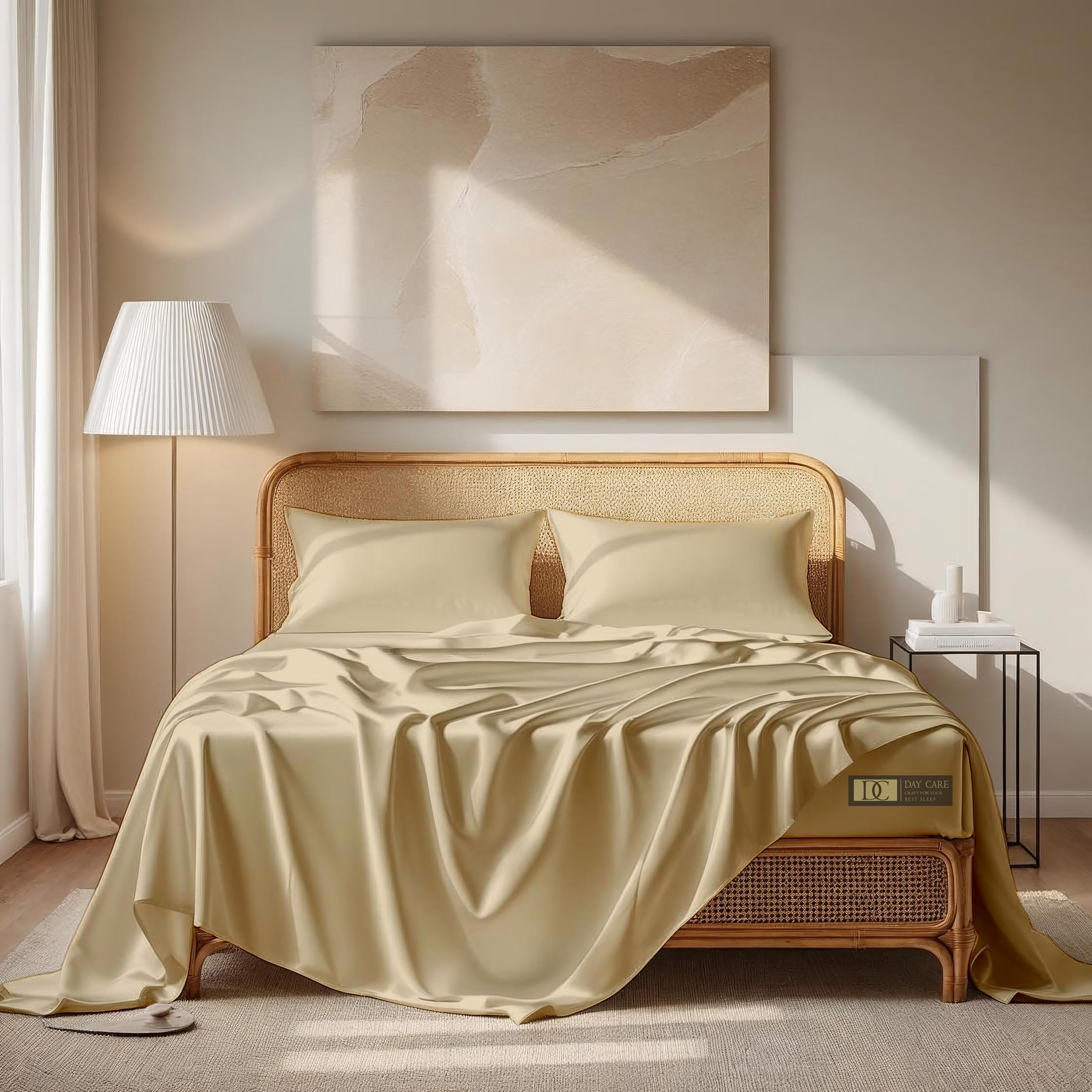 King Size Satin Bedsheets - Luxurious Midnight Black -25 King Size Satin Bedsheets - Luxurious Midnight Black -25
