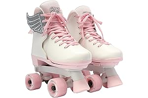 Circle Society Adjustable Roller Skates for Girls Ages 8-12