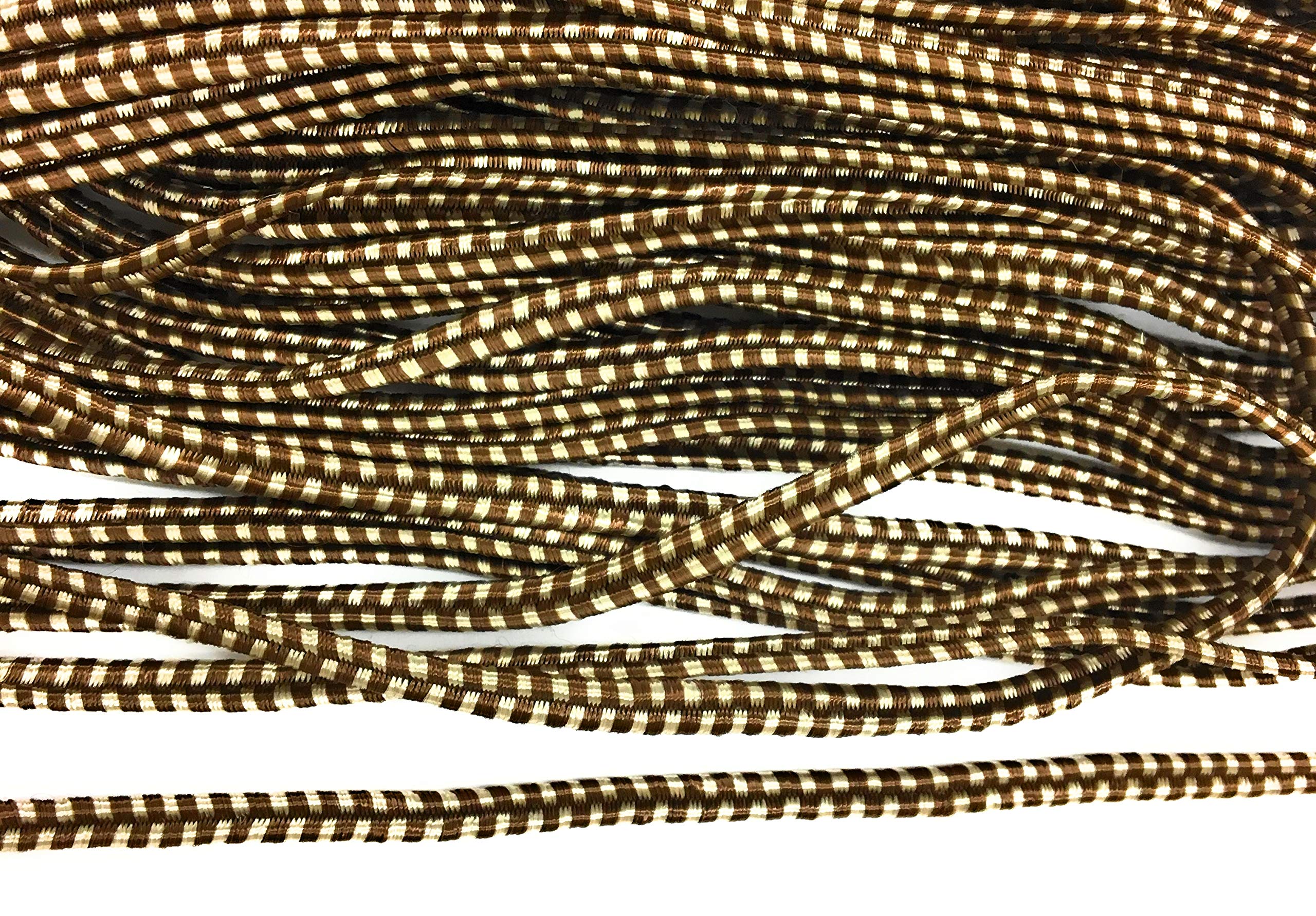 Brown/Taupe Braid Soutache Flat Cord Beading, 3mm 1/8'' Sewing, Middy Braid Quilting Trimming String 10 Yards