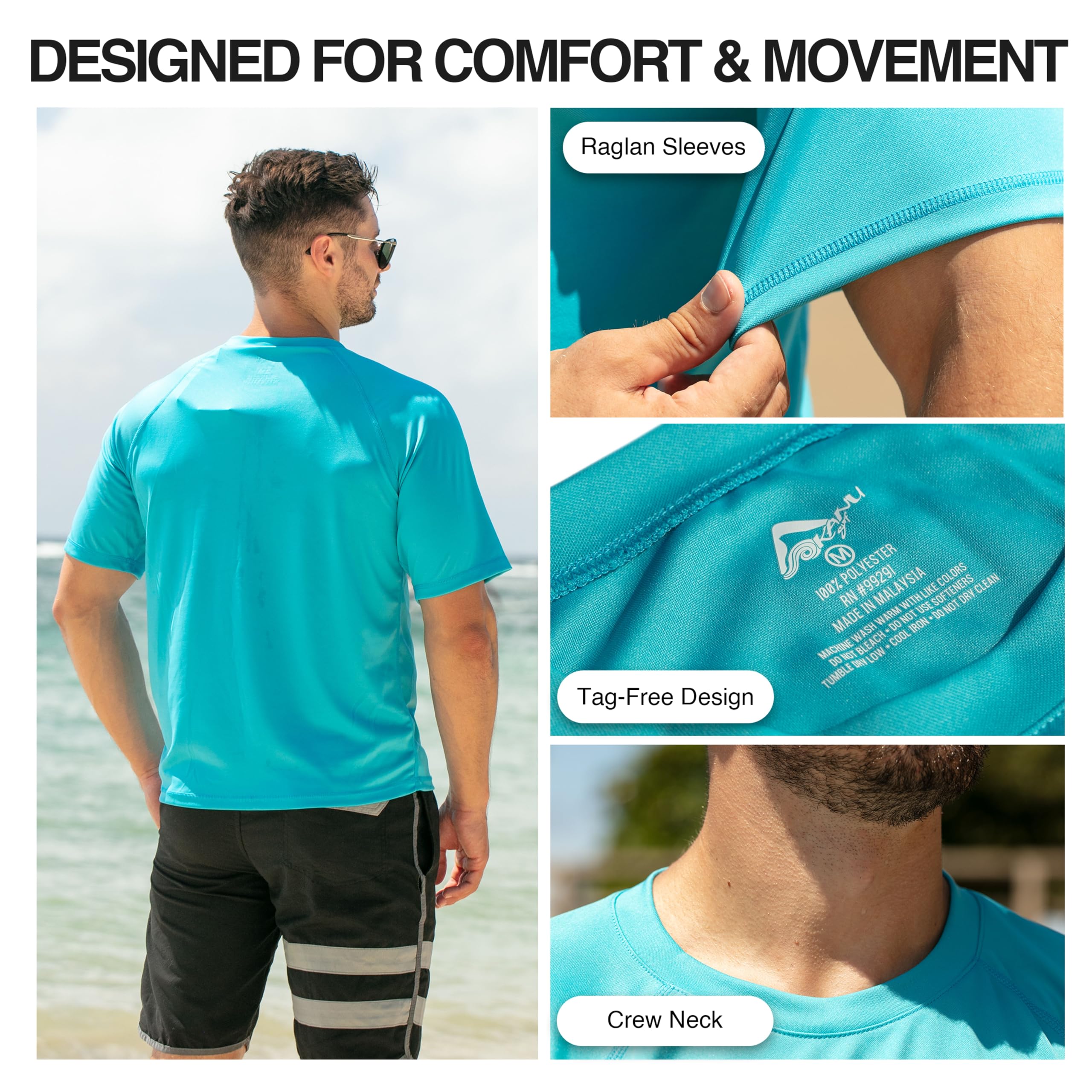 Kanu Surf Herren Rash-Guard-Shirt