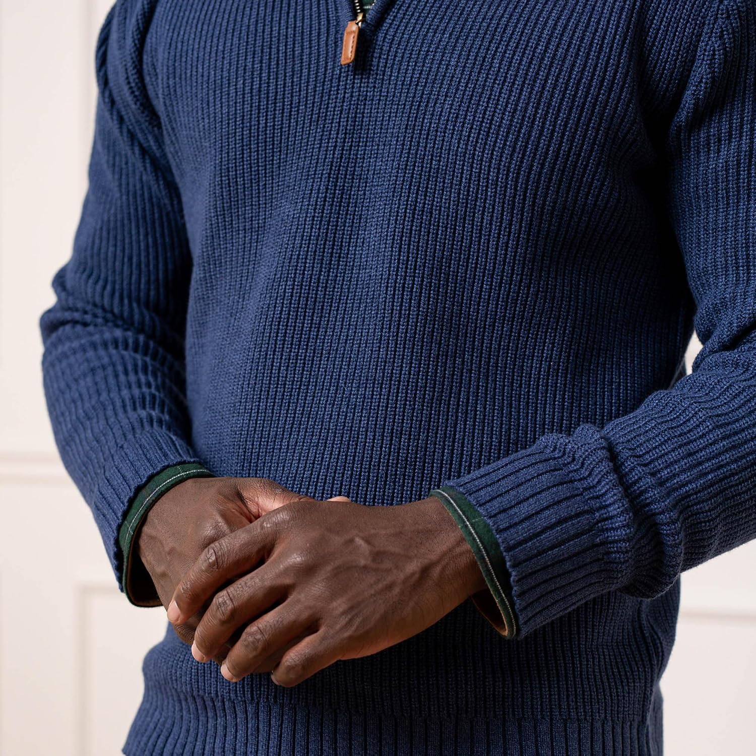 Hope & Henry Men's Half Zip Pullover Sweater