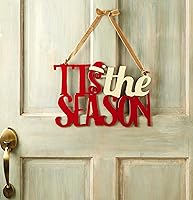 Vista 2 de Mud Pie 4265167 Tis The Season Door Hanger