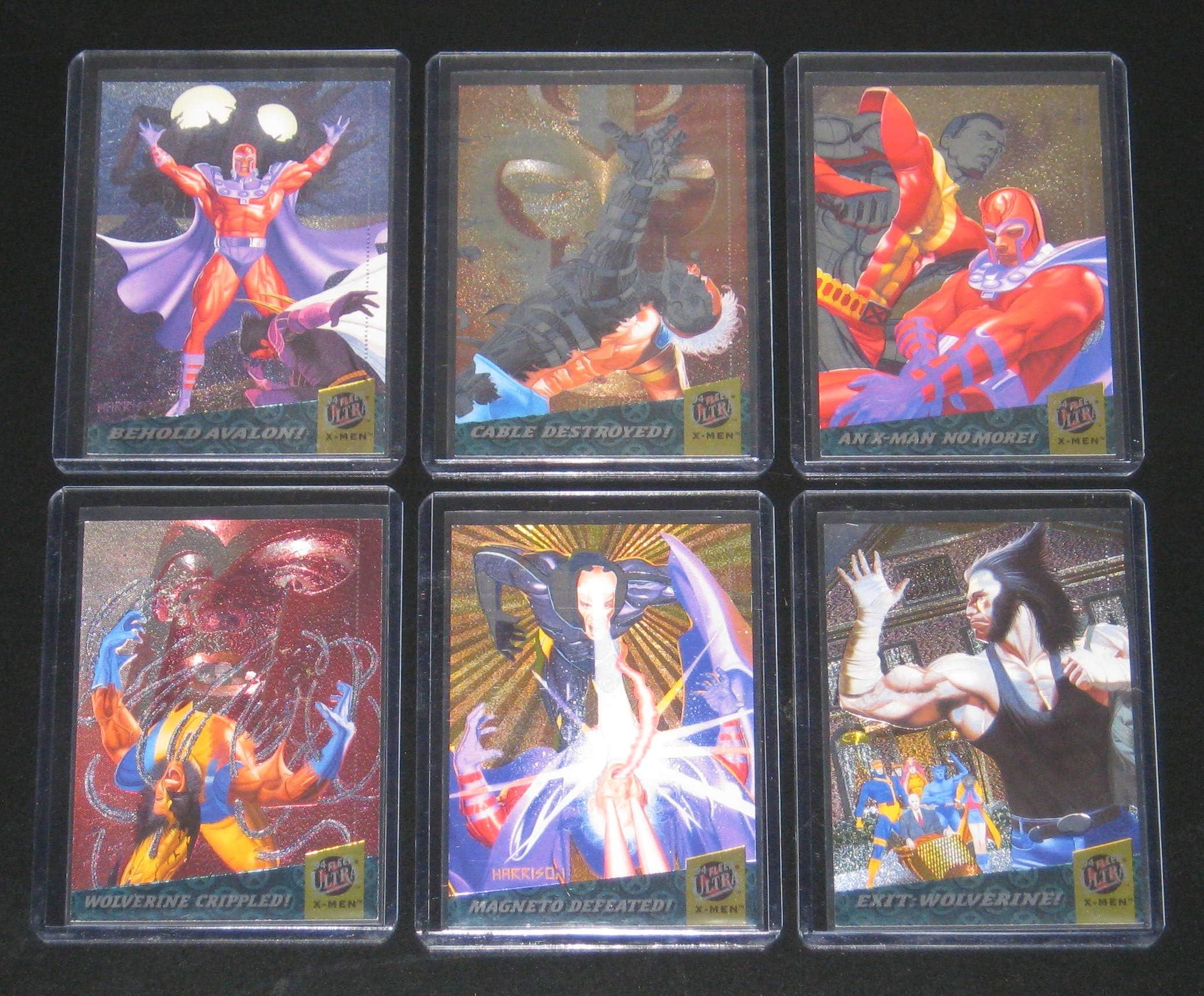 1994 Fleer Ultra X-Men Fatal Attractions Insert Set of 6 Cards NM/M Marvel
