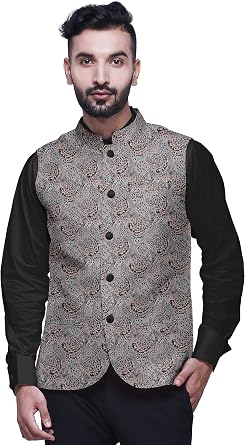 Atasi Nehru Jacket Mens Bandhgala Ethnic Jacket Party Wear Wedding Clothing
