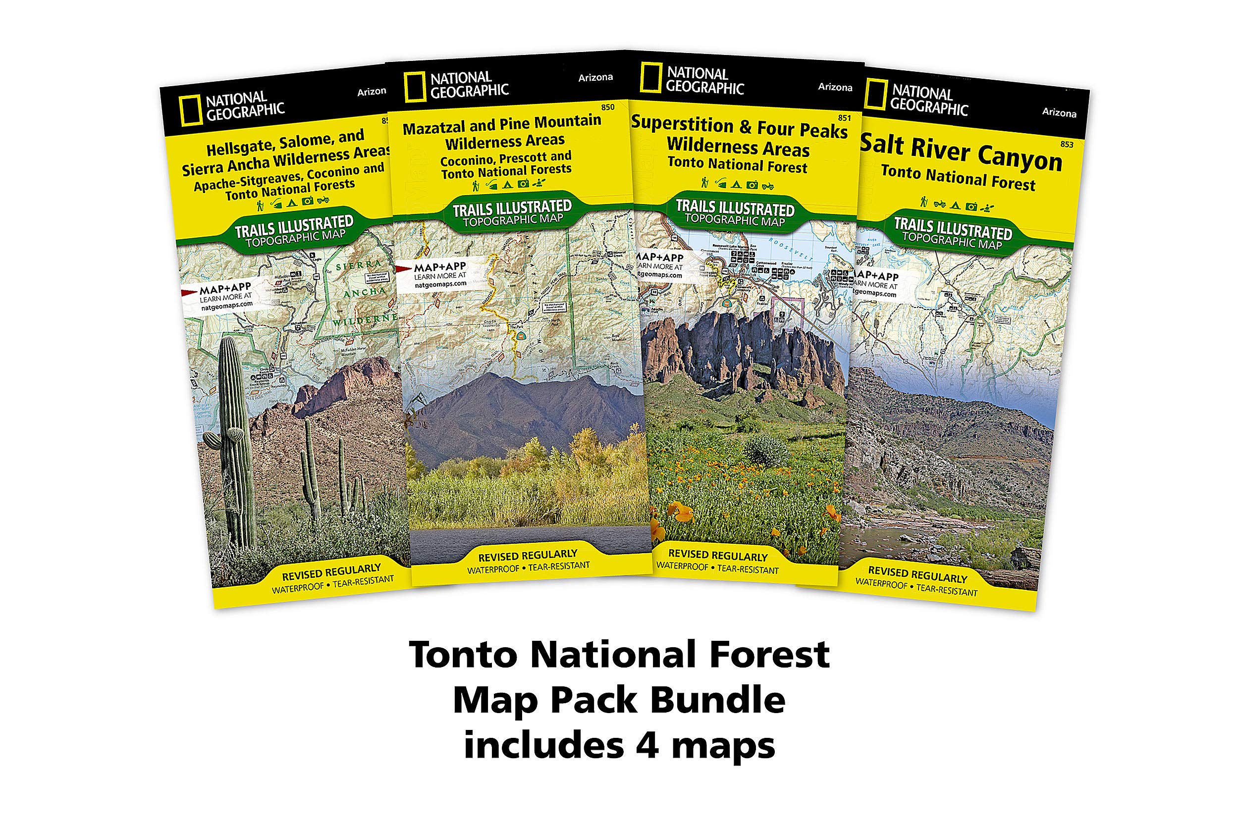 Tonto National Forest (Map Pack): Trails Illustrated Maps (National Geographic Trails Illustrated Map)