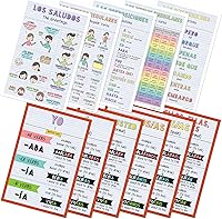 Vista 2 de Quarterhouse Juego de 11 póster de verbos en español y vocabulario para principiantes (juego H), materiales de aprendizaje en español