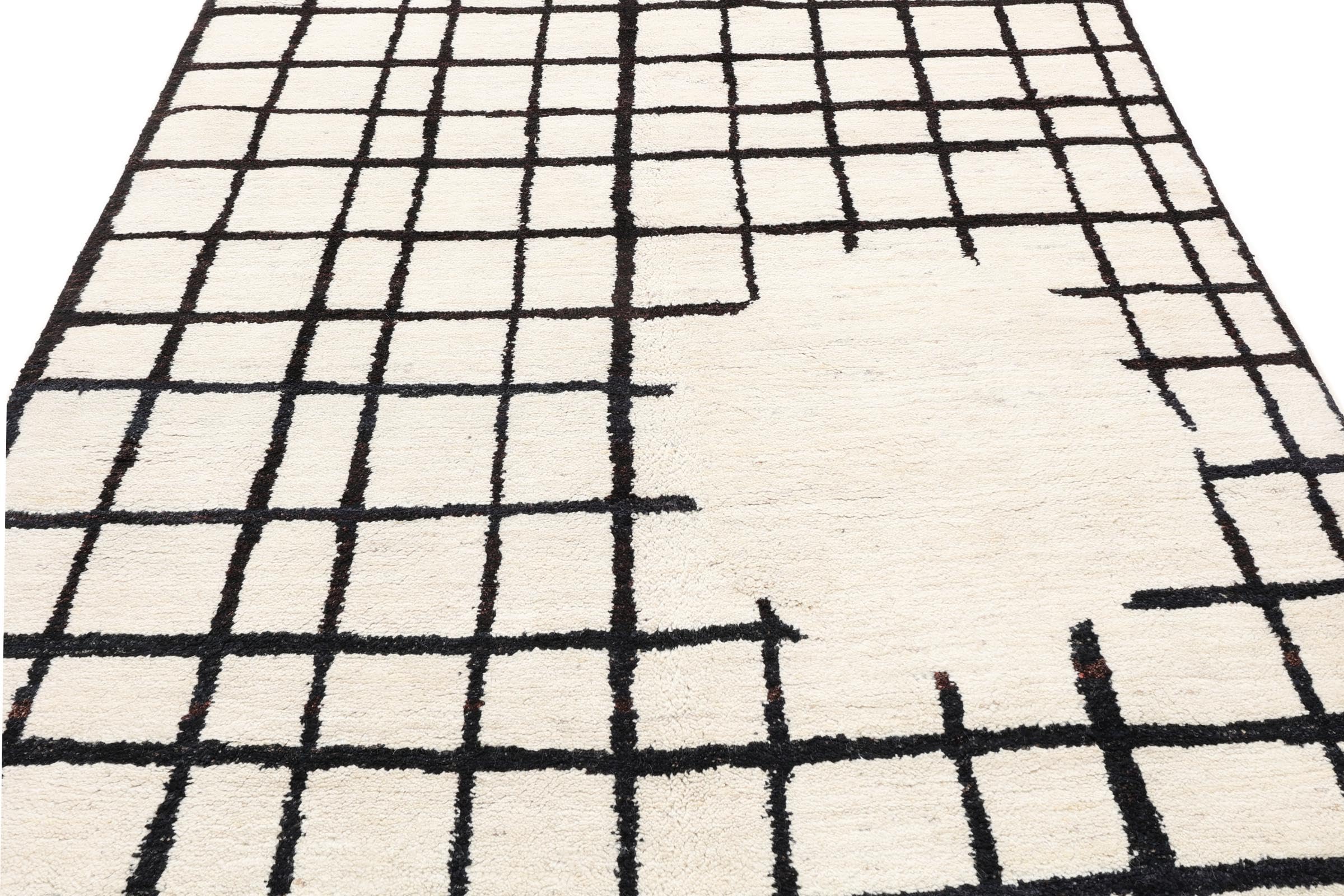 Berber Maroccan 159x240 Ręcznie tkane Nowoczesny Dywan orientalny Dywan designerski Dywan Wełna