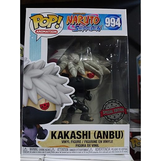 Funko Pop Naruto Puden Kakashi Hatake (Anbu) Figura #994 – Chase Model Posibilidad De Figura Rara - Exclusive Special Edition - Funko Pop Anime
