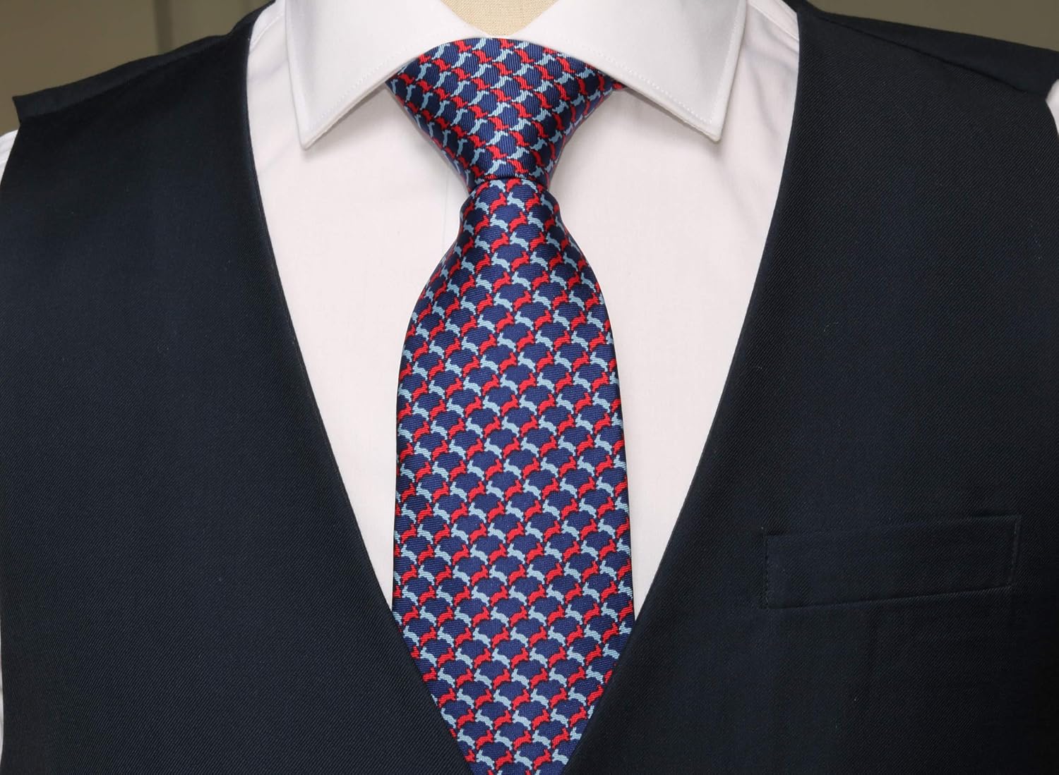 100% Silk Ties for Men Handmade Neckties with Animal Printed Patterns+Gift box … - Image 3