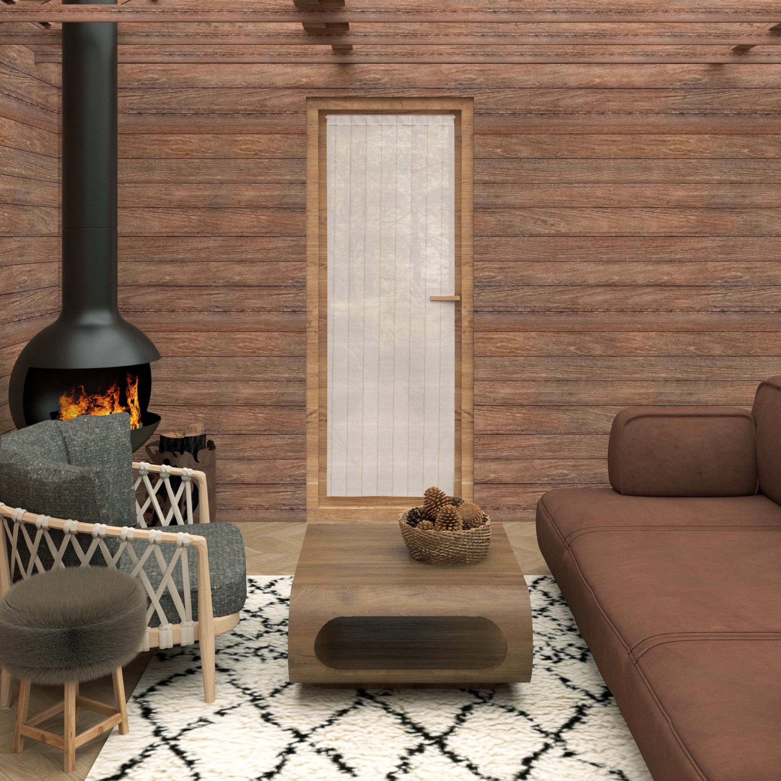 Soleil d'ocre, Window Curtain 70 x 200 cm Cali