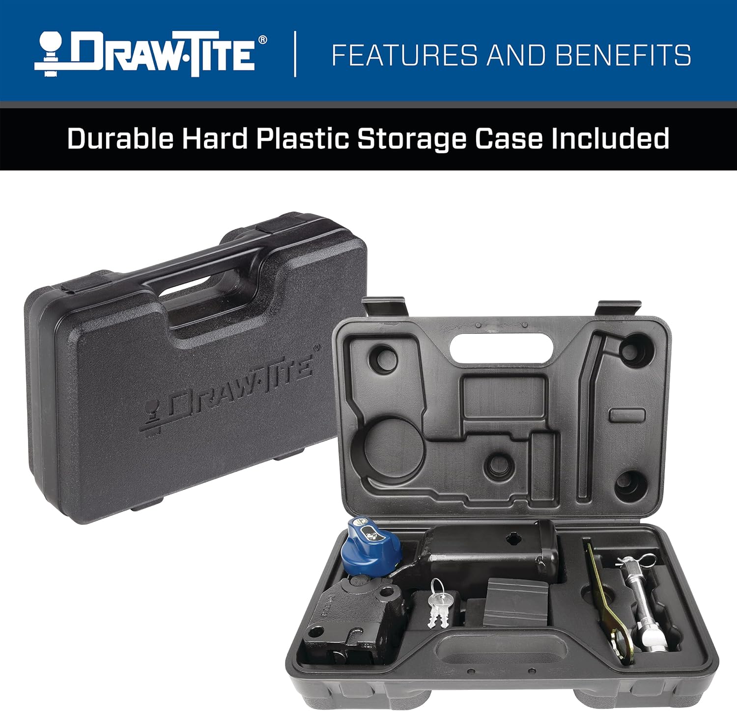 Draw-Tite Hidden Hitch 76903, Completely Hidden Trailer Hitch, 2 in. Removable Receiver, Black, Compatible with 2007 – 2018 BMW X5