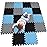 MQIAOHAM 18 Pieces Puzzle Play Mats, Soft Baby Play Mat, Kids Interlocking Foam Floor Tiles, Toddlers Carpet Playmats G301018-104107112