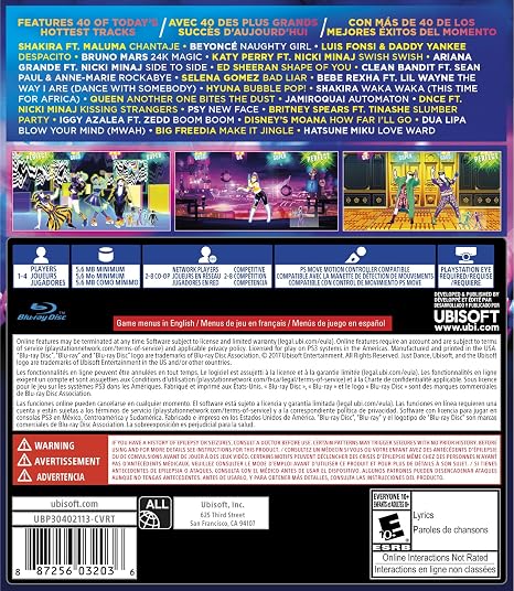 Just Dance 2018 - PlayStation 3