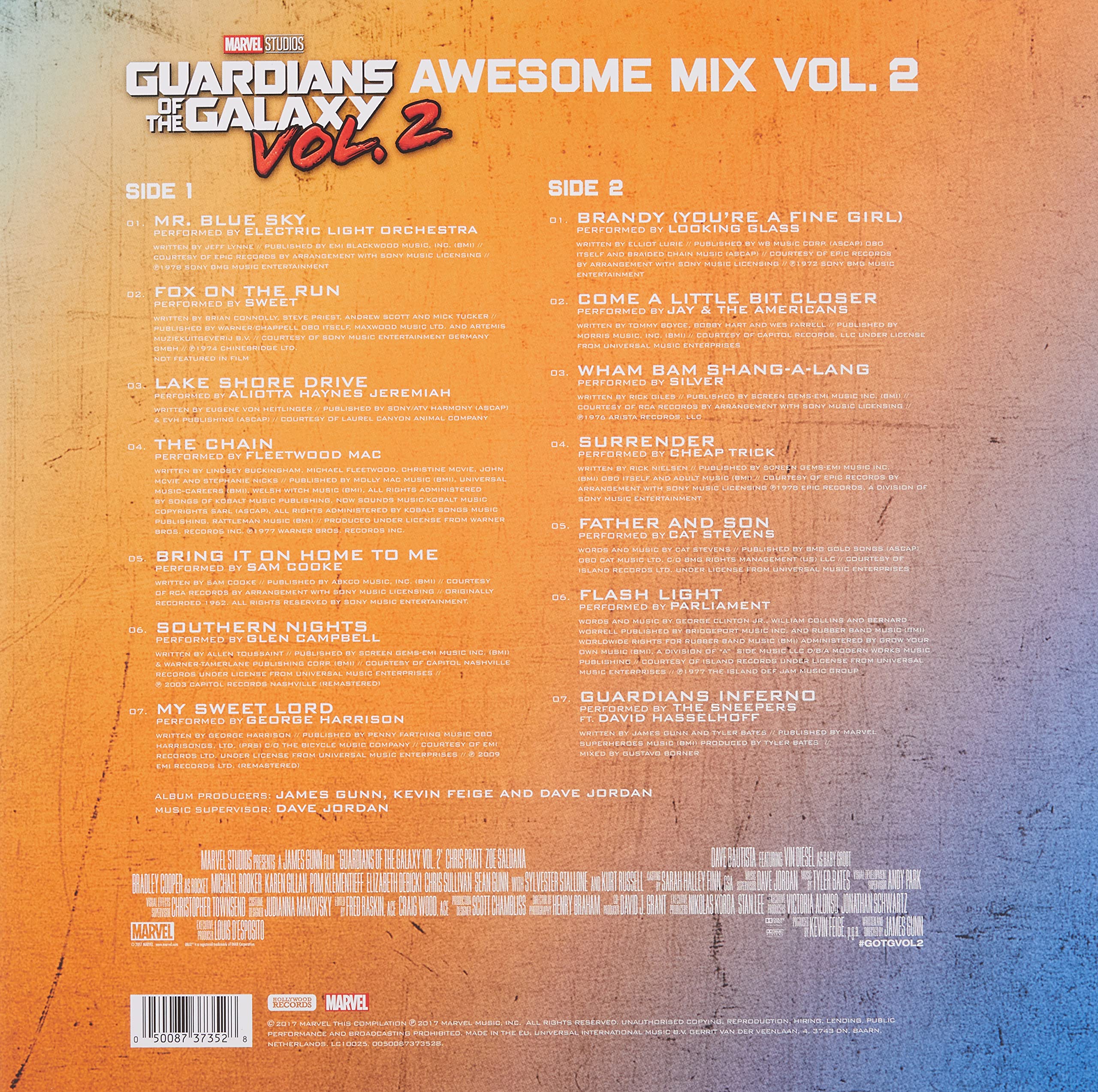 Guardians Of The Galaxy: Awesome Mix - Volumen 2