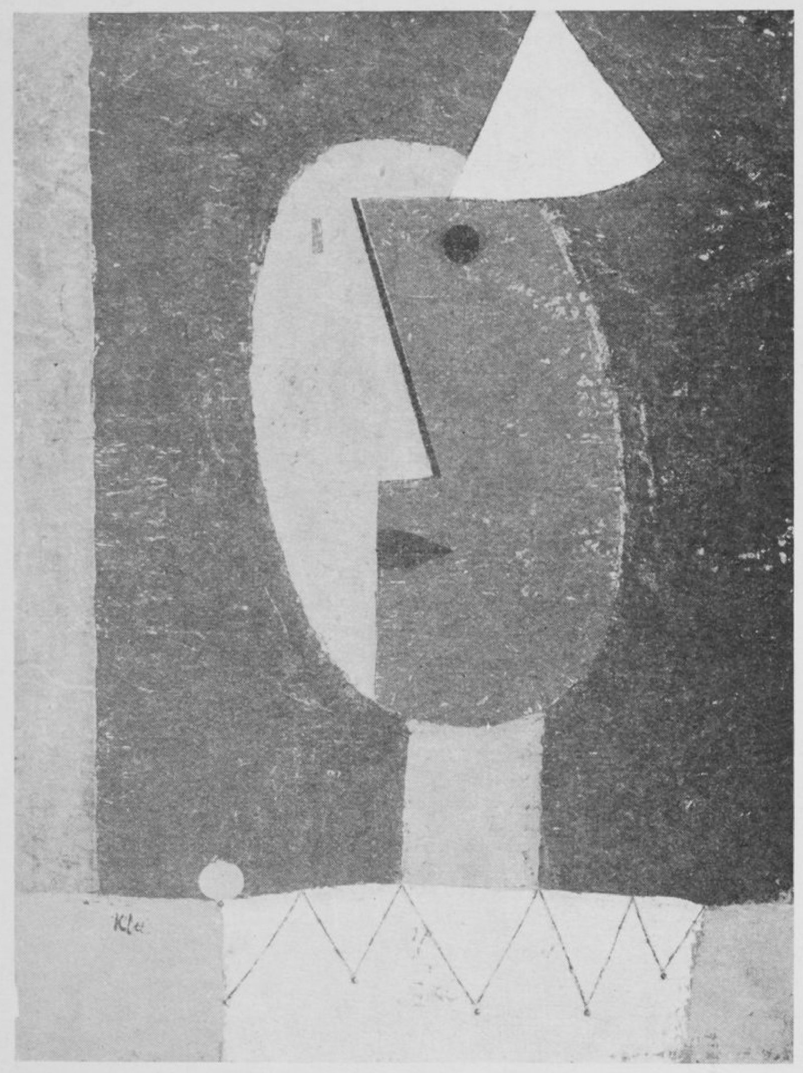 Cuadro de calidad Rene Crevel Paul Klee 36 con marco marrón y acabado matte