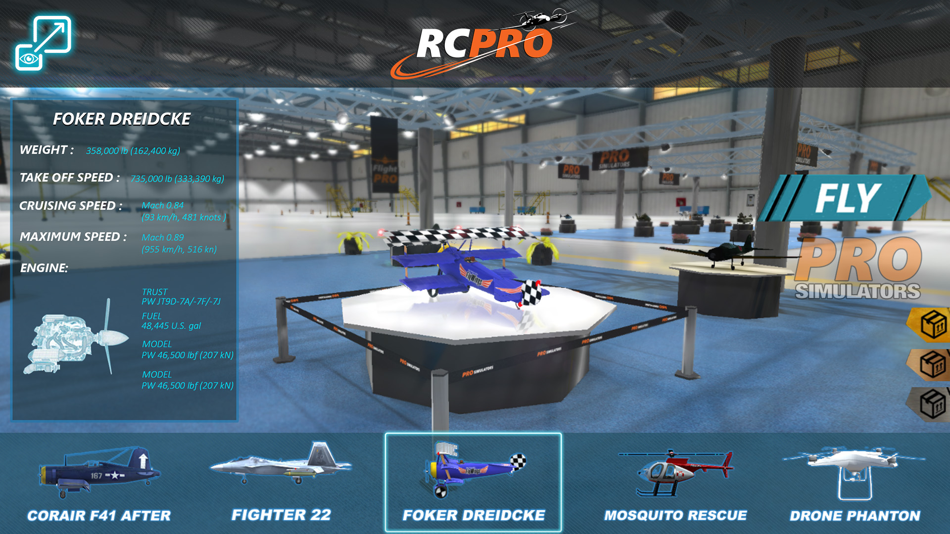 Pro RC Remote Control Flight Simulator for Android