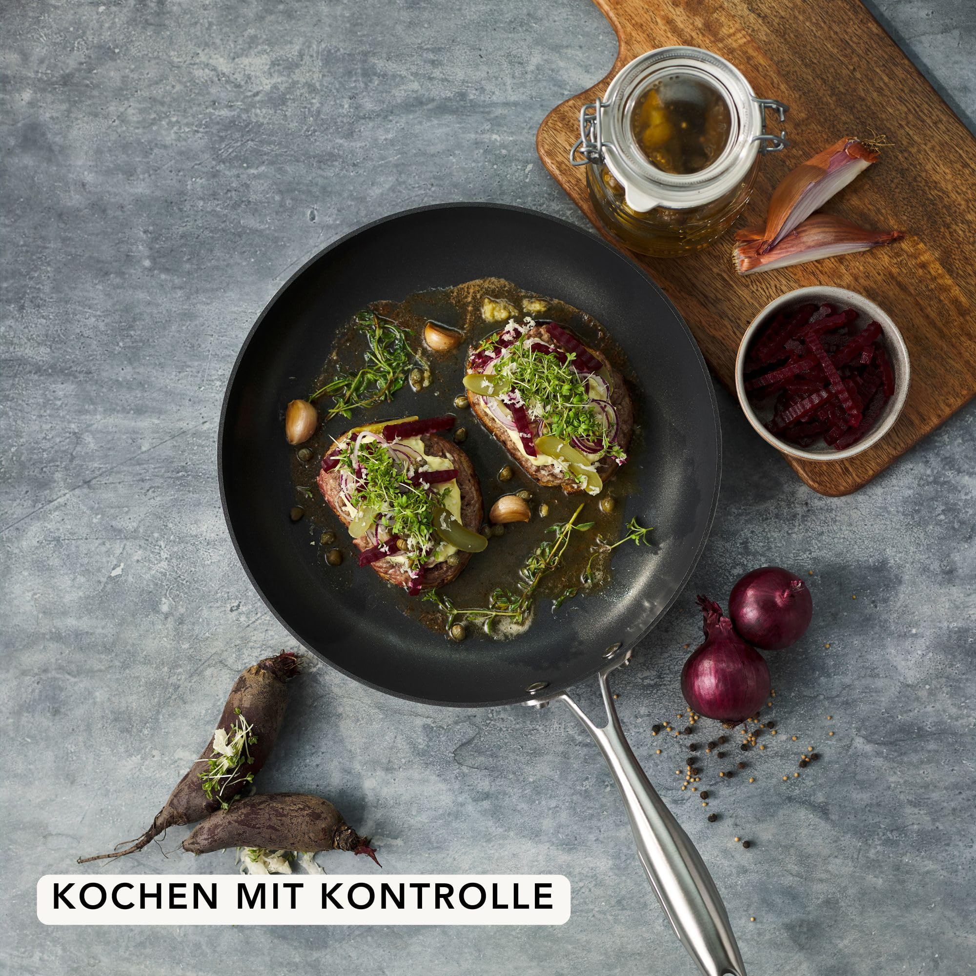 SCANPAN CTX Pfannen-Set 2-tlg., 20 + 28 cm, Induktion, 5-Schicht, Ofenfest