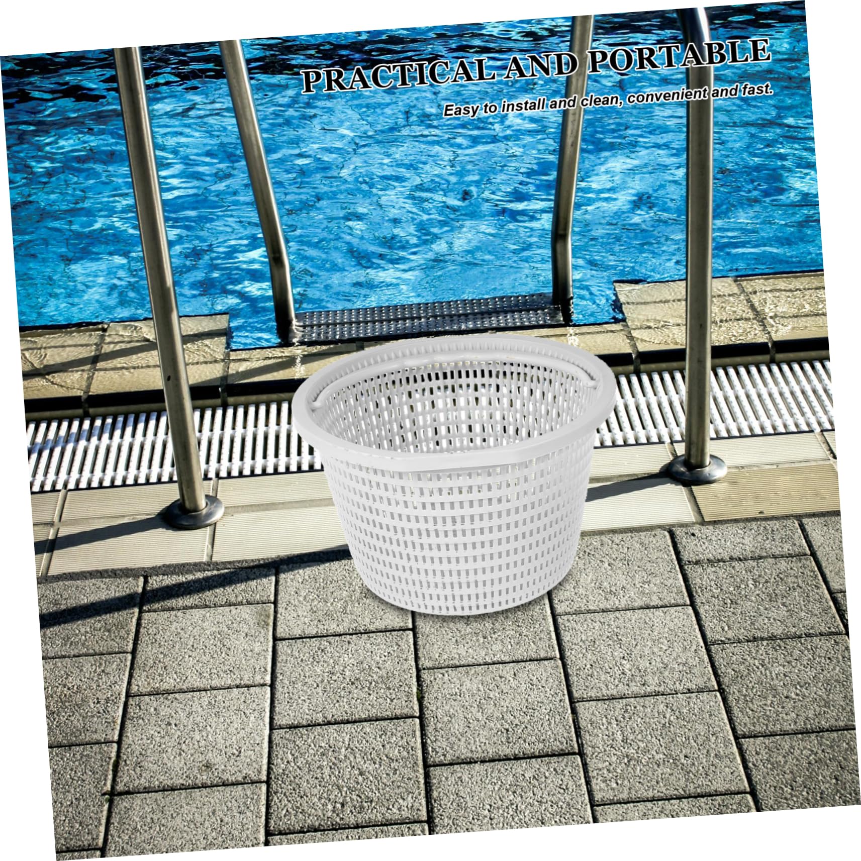 2piezas Cesta De Filtro De Piscina Grande para Skimmer Filtración De Desechos Compatible