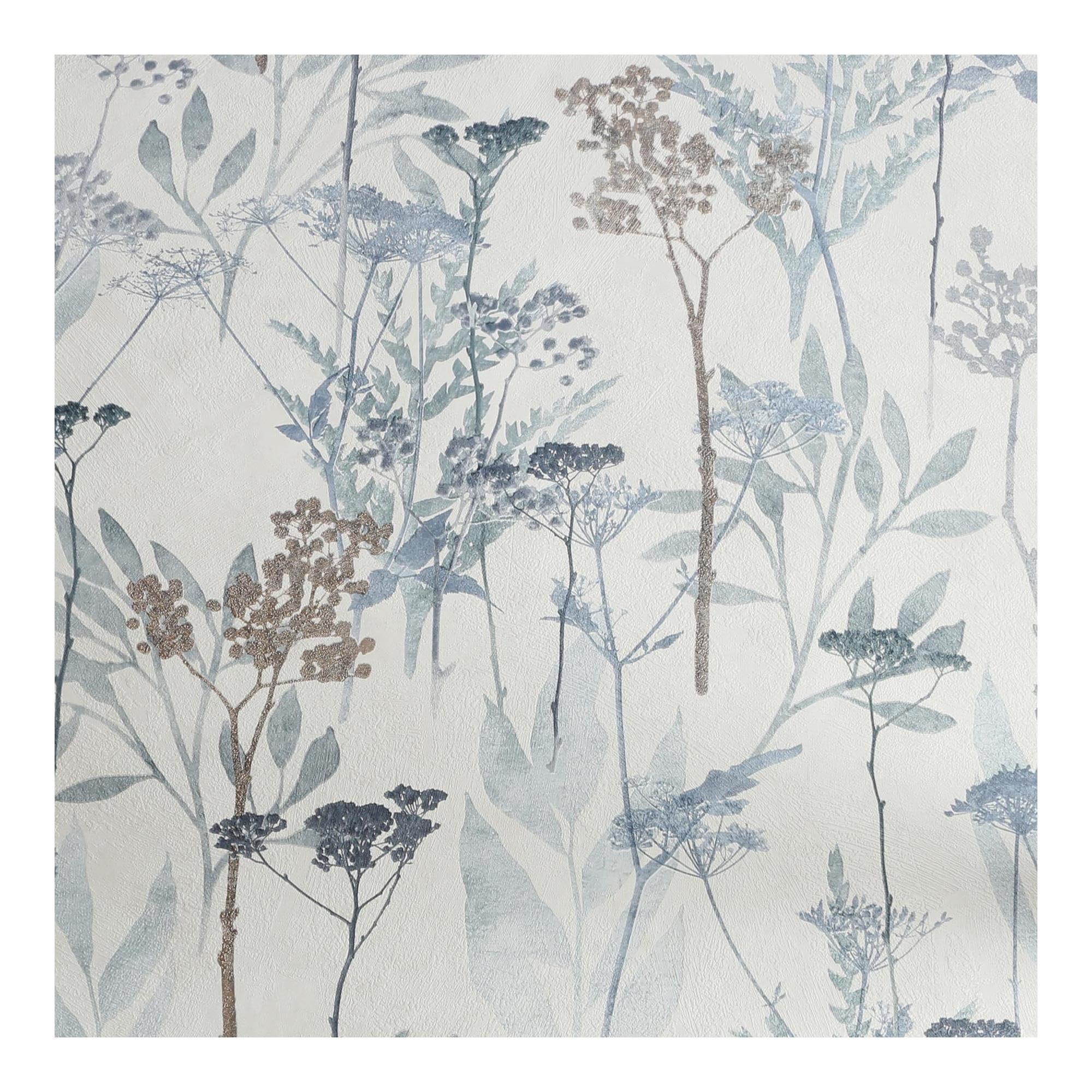 Superfresco Easy Blue Solstice Pale Floral Wallpaper | Paste The Wall | Floral | Eco-Friendly