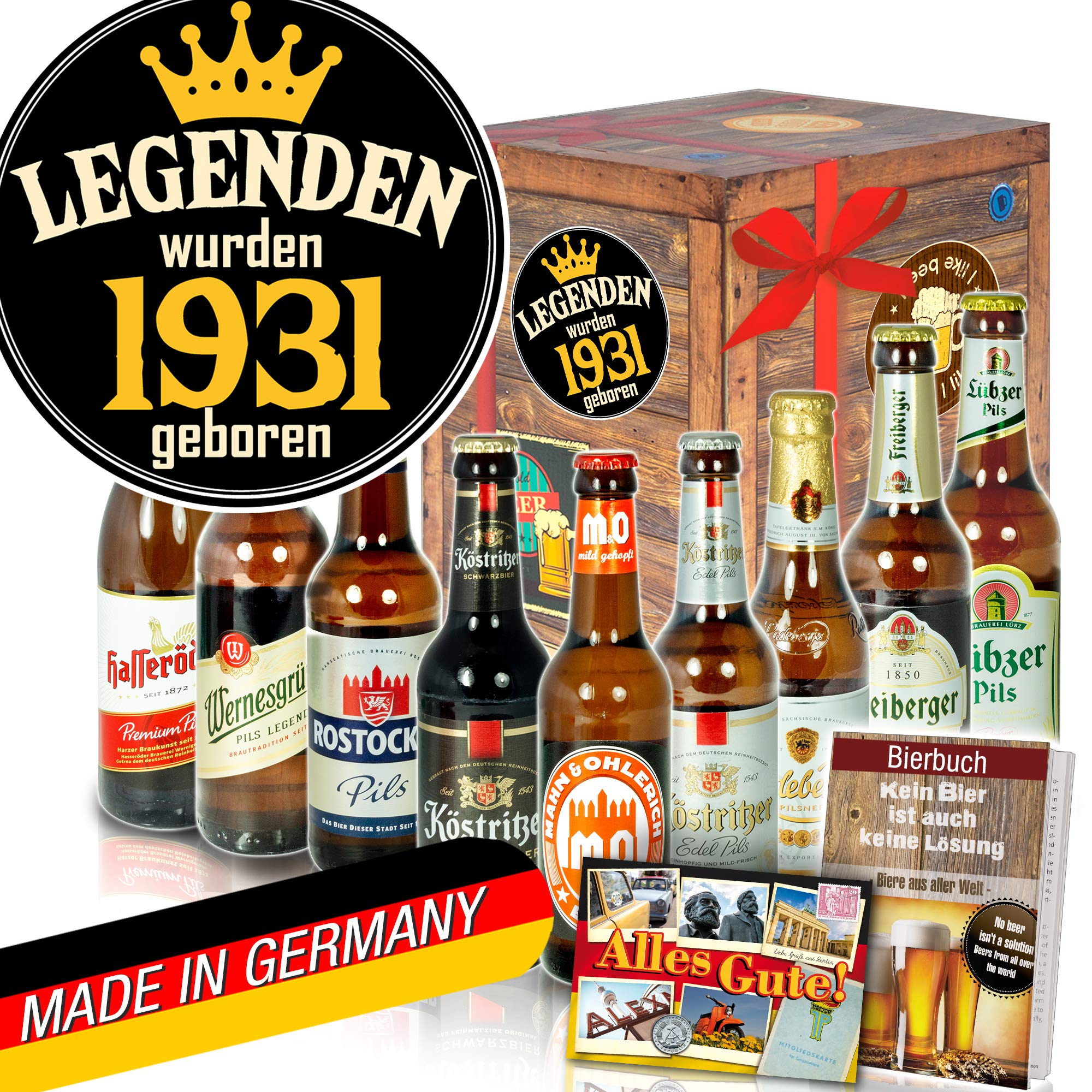 Legenden 1931 ++ DDR Bier Geschenk ++ Geschenk für den Herren