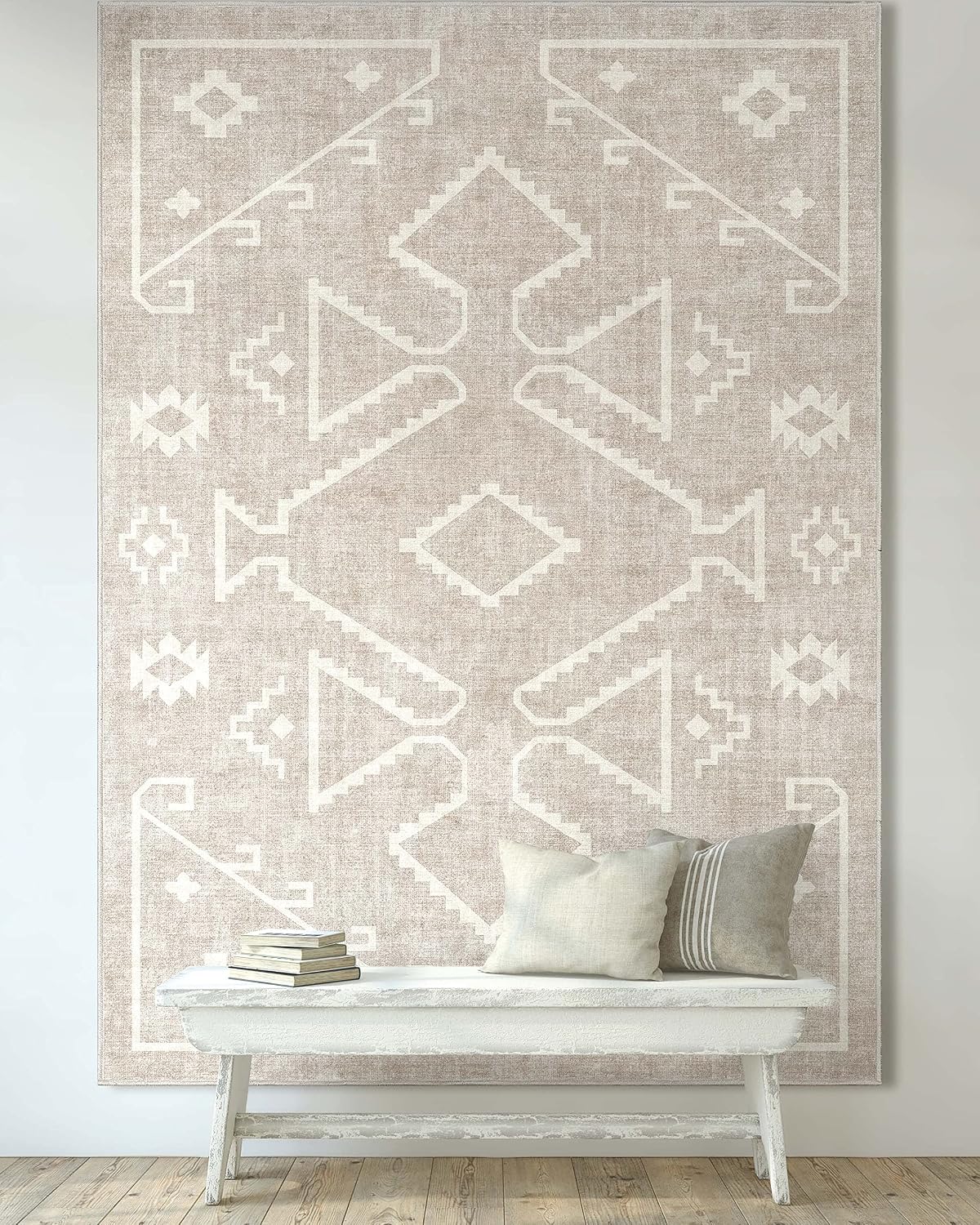 Well Woven Apollo Flat-Weave Bottineau Beige 3'3" x 5' Accent Area Rug