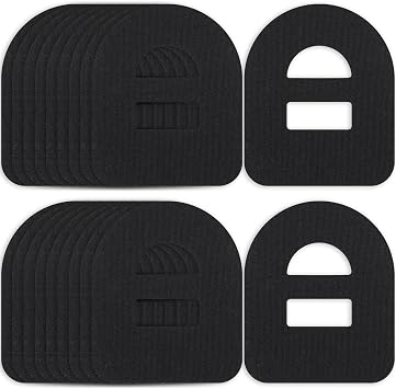 40Pcs Overpatches for Omnipod 5, Adhesive Patches Waterproof with Stretchable Strap, Breathable, Adhesive OverpatchesBlack