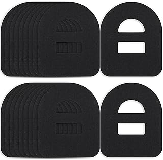 40Pcs Overpatches for Omnipod 5, Adhesive Patches Waterproof with Stretchable Strap, Breathable, Adhesive Overpatches（Black）