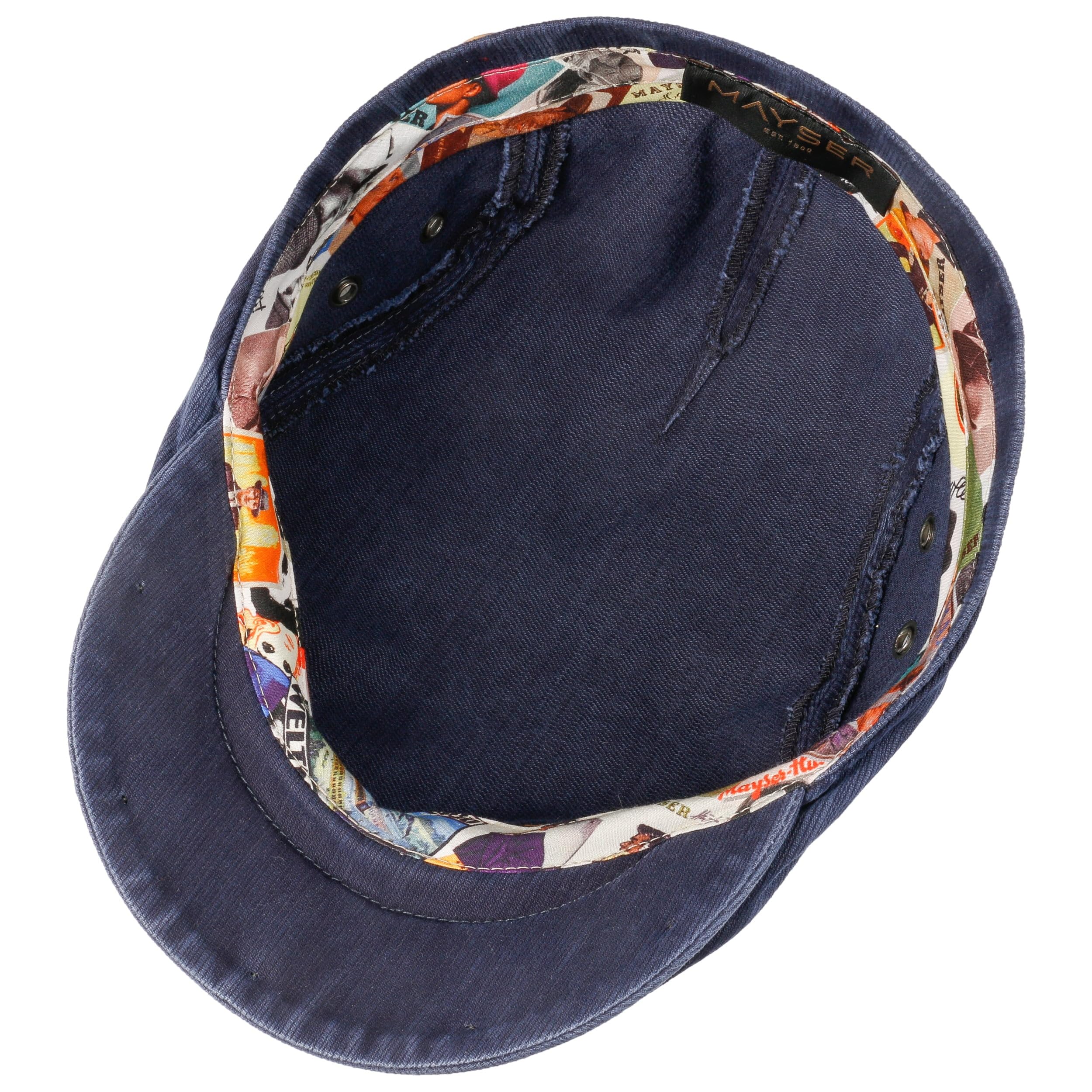 Mayser Franky Sun Protect Flatcap Schirmmütze 100% Baumwolle UV-Schutz Herren Sommer Made in EU