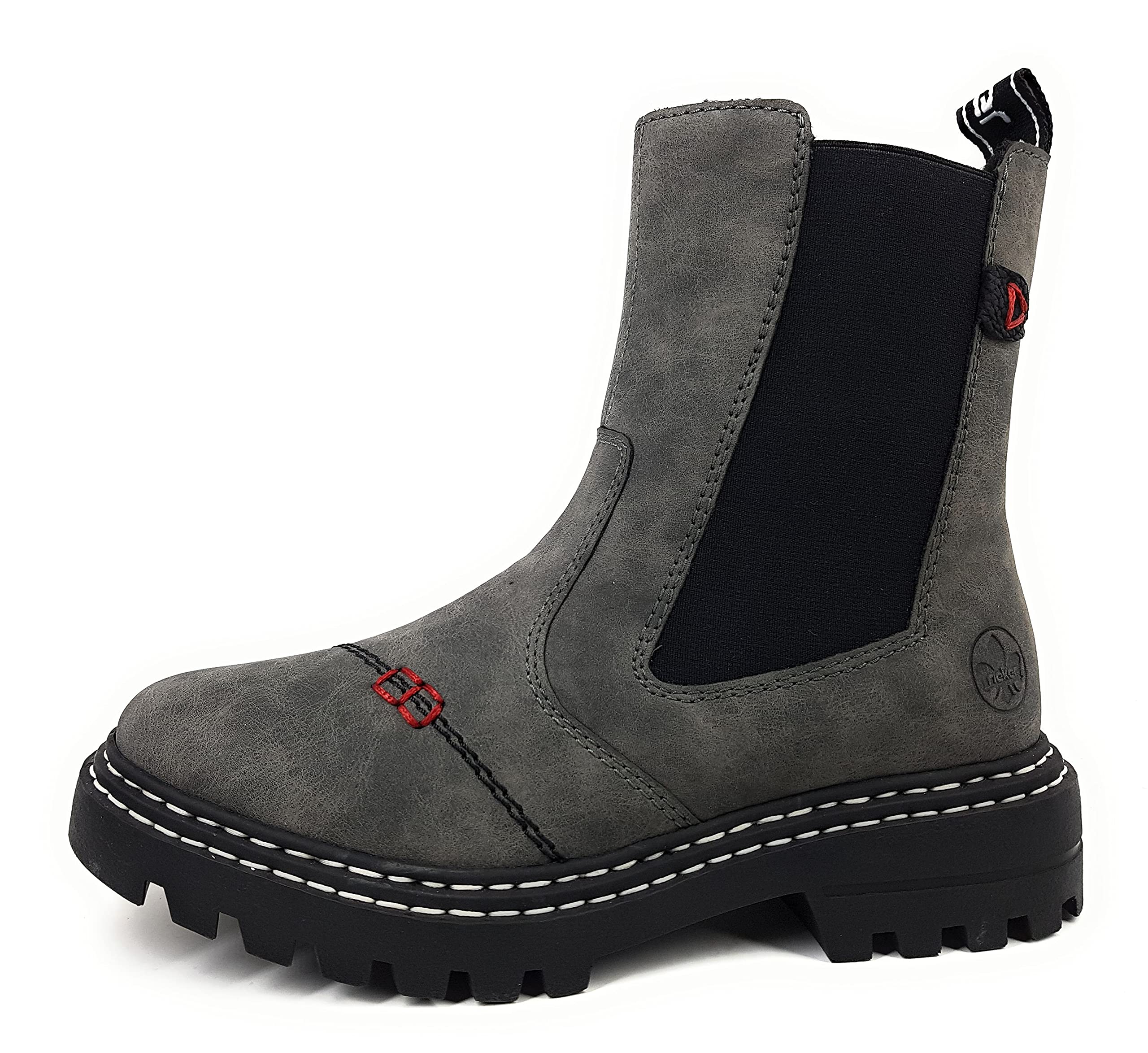 Rieker Women's Z9653-45 Boots, gray, 3.5 UK