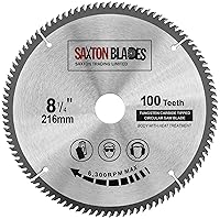 Saxton TCT 216mm Mitre Saw Blade