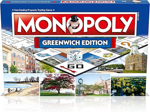 Monopoly Juego de mesa Massachusetts Edition 2-6 jugadores Juegos de mesa familiares para niños y adultos, juegos de mesa para niños de 8 años en