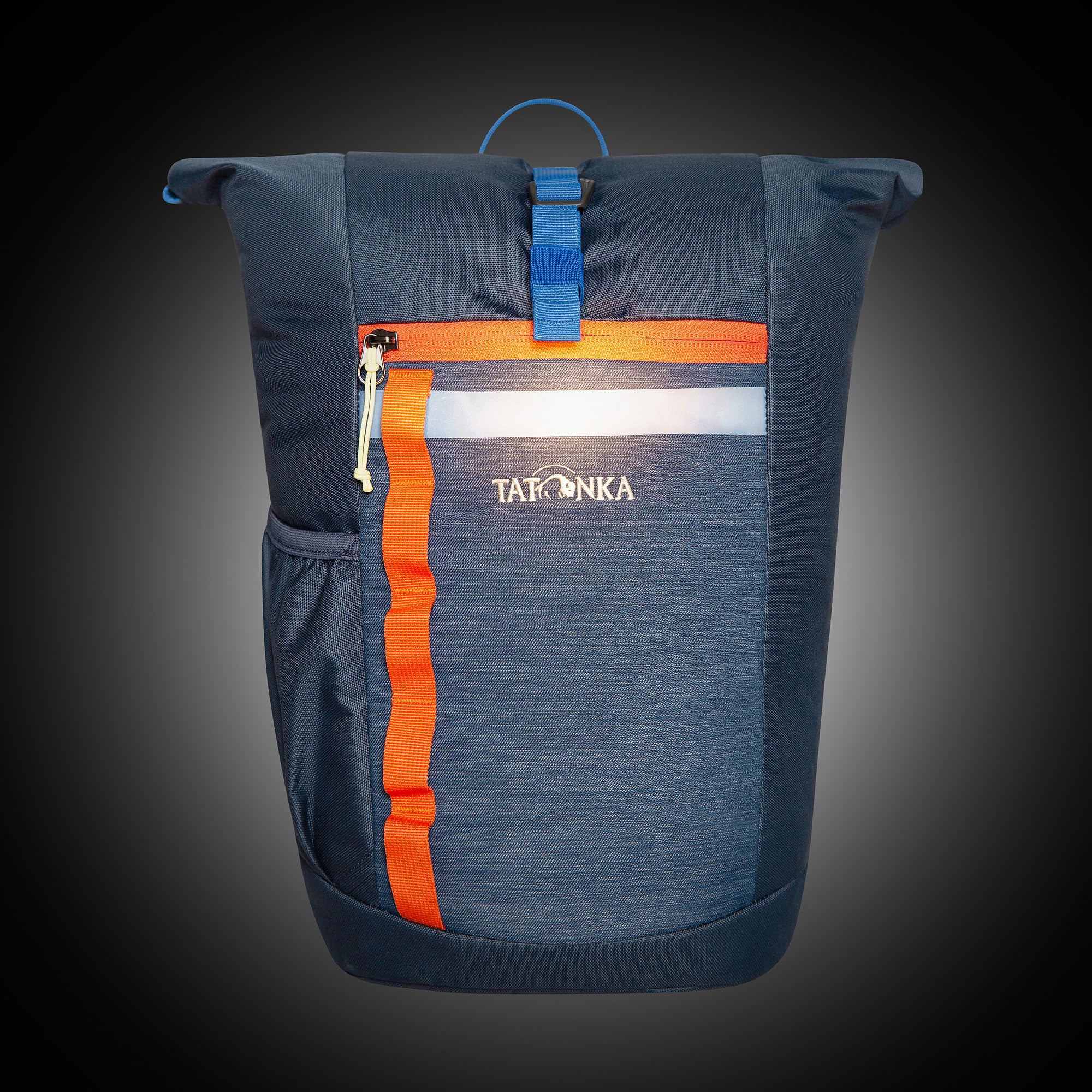Tatonka Kinderrucksack Rolltop Pack JR 14L - Rucksack für Mädchen und Jungen im Grundschulalter - Inklusive Sitzkissen und Reflektoren für gute Sichtbarkeit