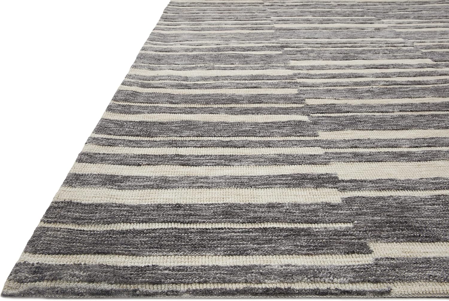 Loloi Neda Collection NED-06 Natural/Slate 5'-0" x 7'-6" Area Rug