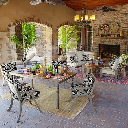 Vista 62 de Arden Selections Cojín decorativo para exteriores, paquete de 2, 16 x 16 pulgadas, aguamarina Leala Aqua Leala