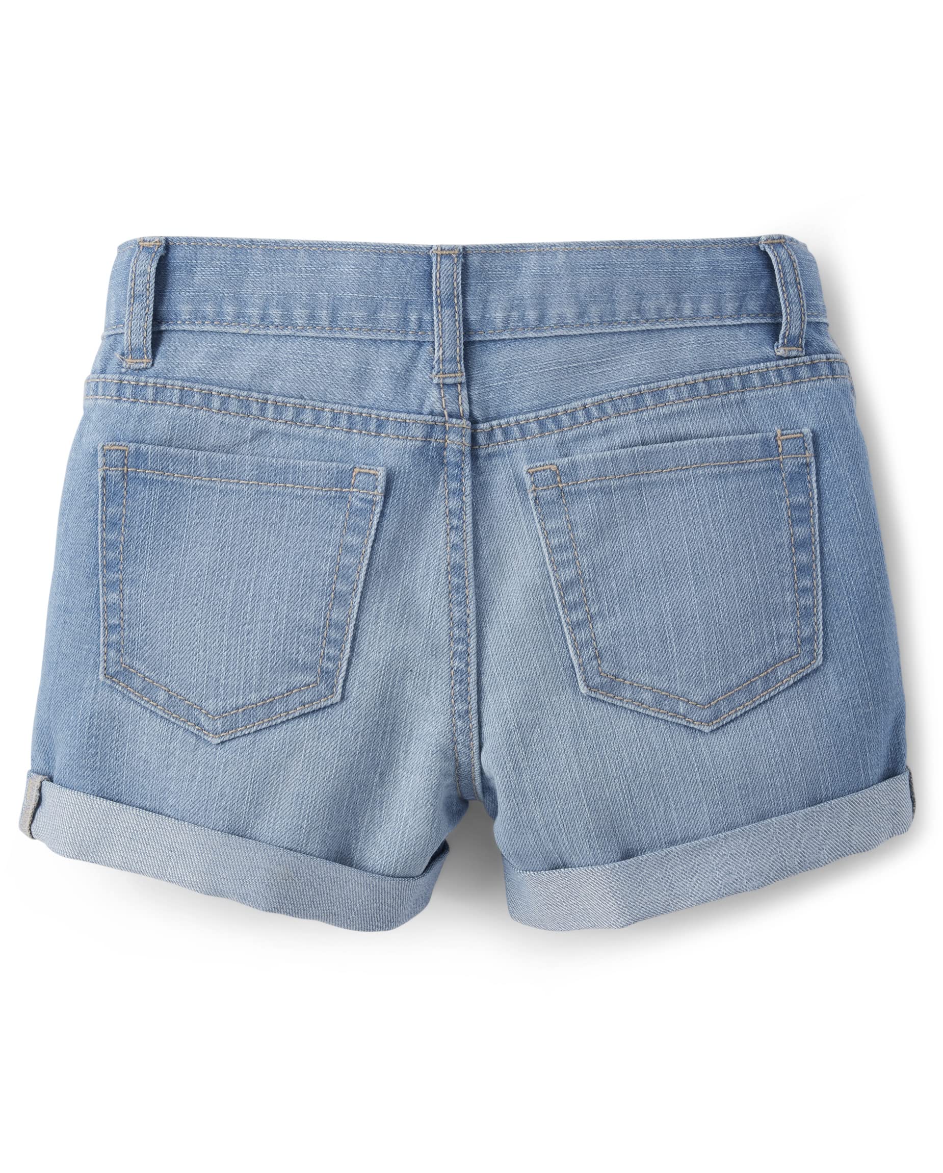 The Children's Place Roll Cuff Shortie Pantalones Cortos para Niñas