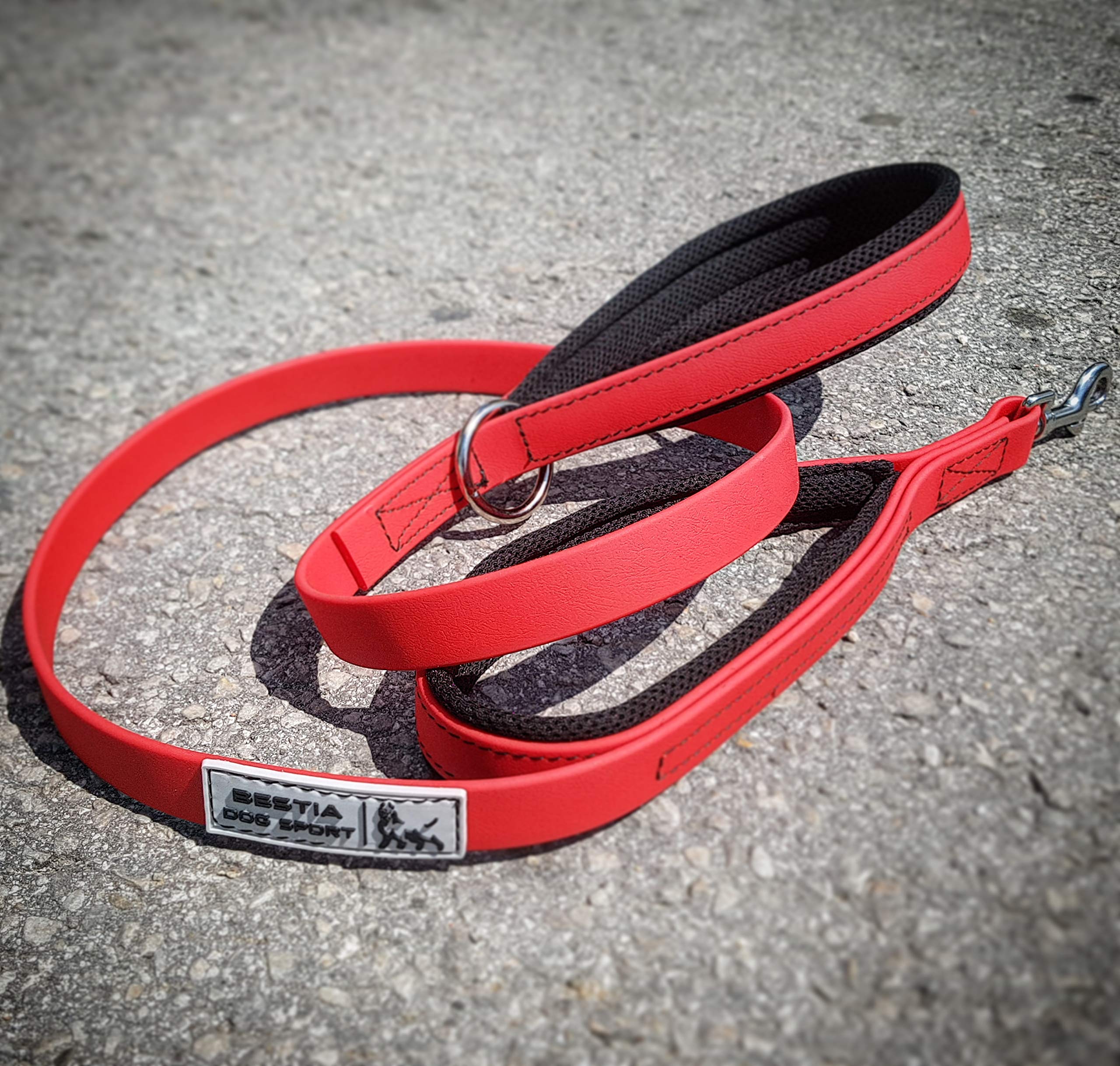 Bestia Dog Sport Correa de Doble Asa para Perros