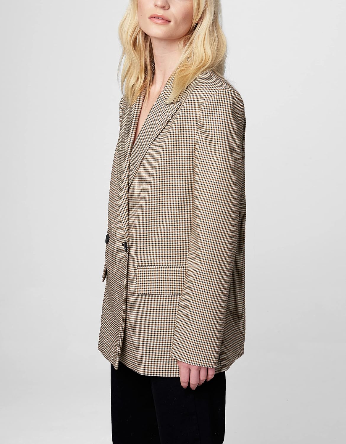 [BLANKNYC] Womens Plaid Blazer - Image 2