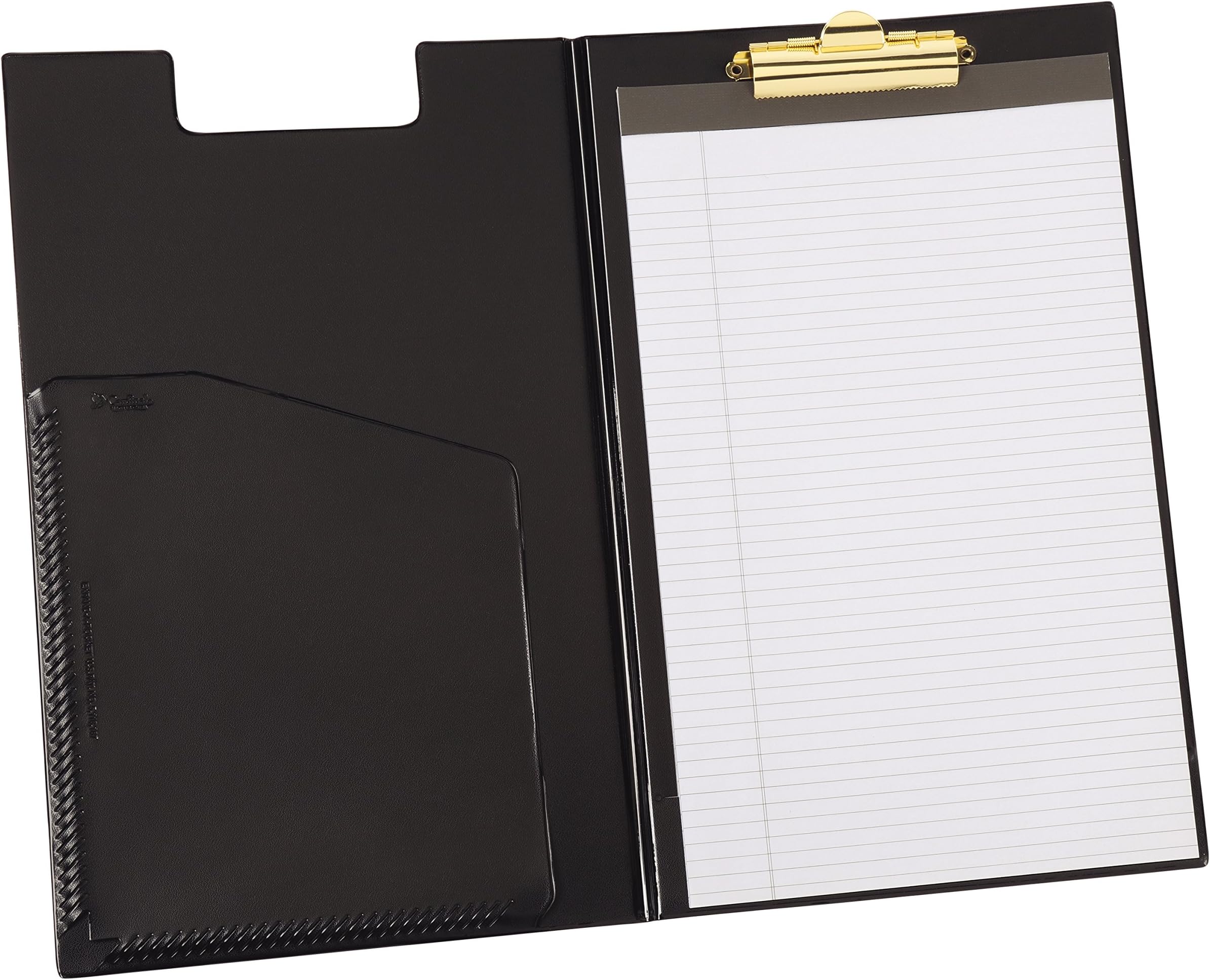 Cardinal Clip Folder Pad Holder, Legal Size, Includes Writing Pad, Black (253 610)