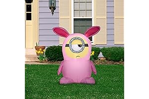 Gemmy Airblown Inflatable Peep in Pink Bunny Suit