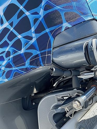 Miniatura 10 de Koverz Cubierta de motor de barco ventilada de ajuste personalizado compatible con Yamaha 4.2L 6-cyl F225 F250 F300 (2010-2020) - Realtree Aspect