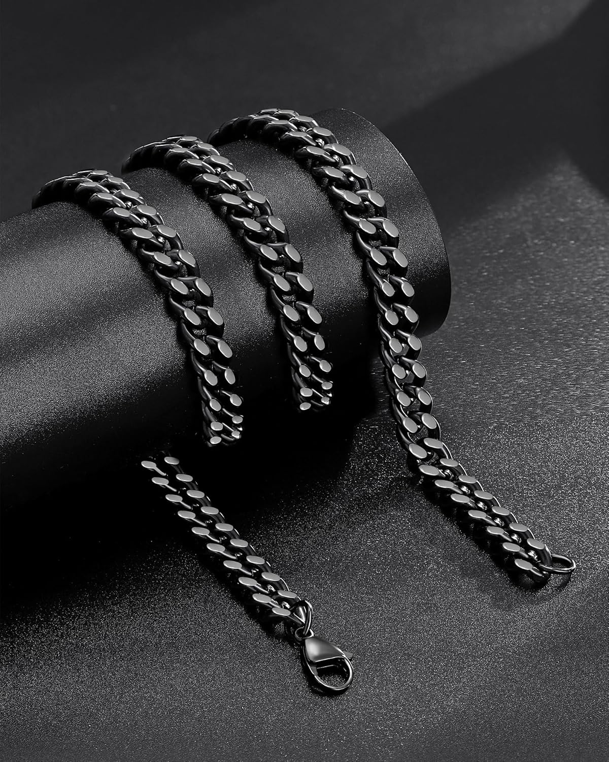 UNGENT THEM 7mm Cuban Link Chain Promise Necklace for Boyfriend Son Young Men Anniversary Valentines Christmas Birthday Gifts - Image 7